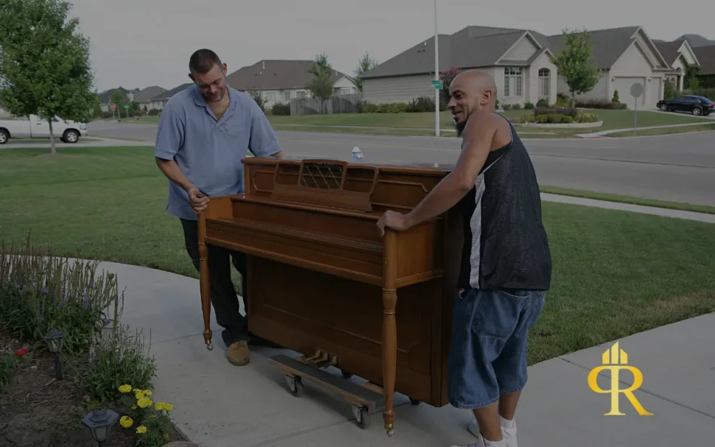 piano moving is done by the expert team of Plaza Removals